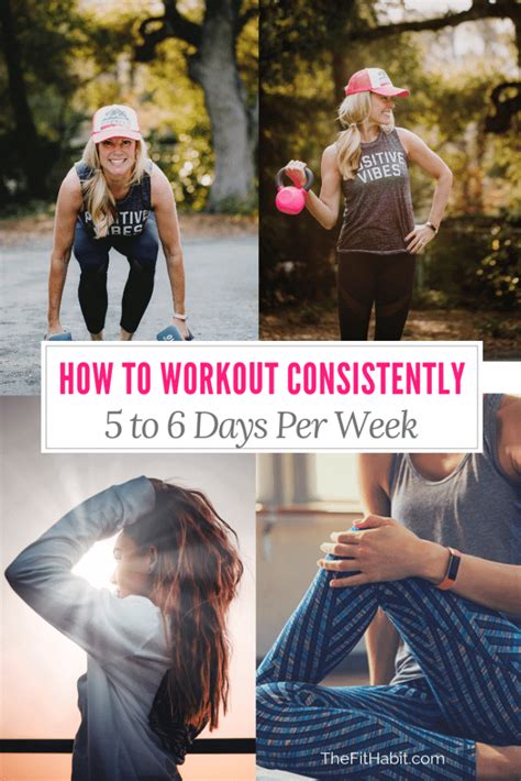 how to consistently workout